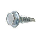 #8 Hex Head Zinc Plated Sheet Metal Screw (100 pcs)