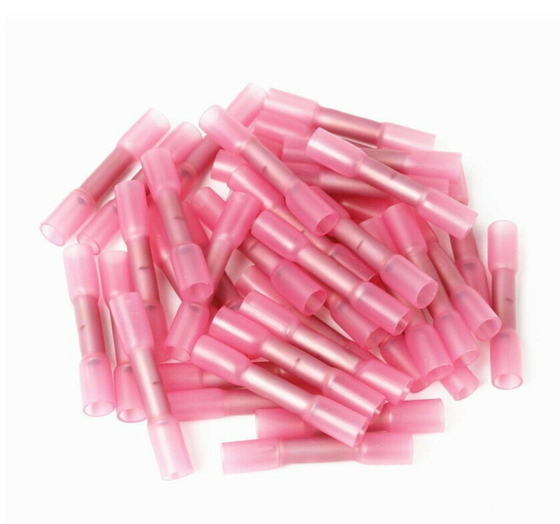 Heat Shrink Wire Butt Connectors (50 pcs)