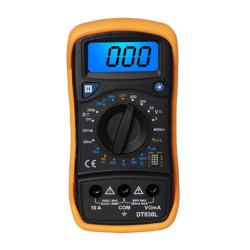 Digital Multimeter With Rubber Case